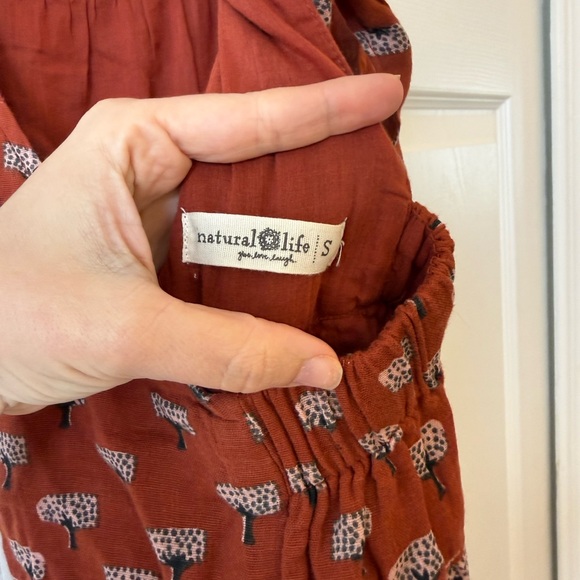 Natural Life Dakota overalls tree print NWT - Picture 10 of 11
